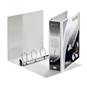 Image of Leitz SoftClick 4 Ring Binder, Holds up to 580 Sheets, 86mm Spine,
