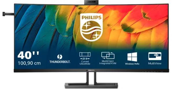 Image of Philips 6000 Series 39.7" 40B1U6903CH/00 5K Ultra HD LCD Monitor