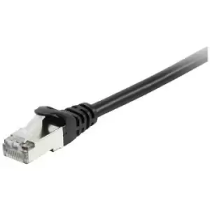 Image of Equip 605591 RJ45 Network cable, patch cable CAT 6 S/FTP 2m Black gold plated connectors