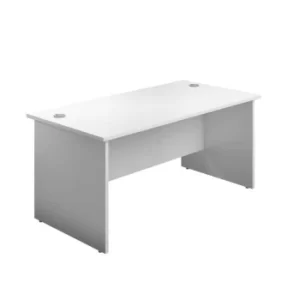 Image of 1200 X 800 Panel Rectangular Desk White