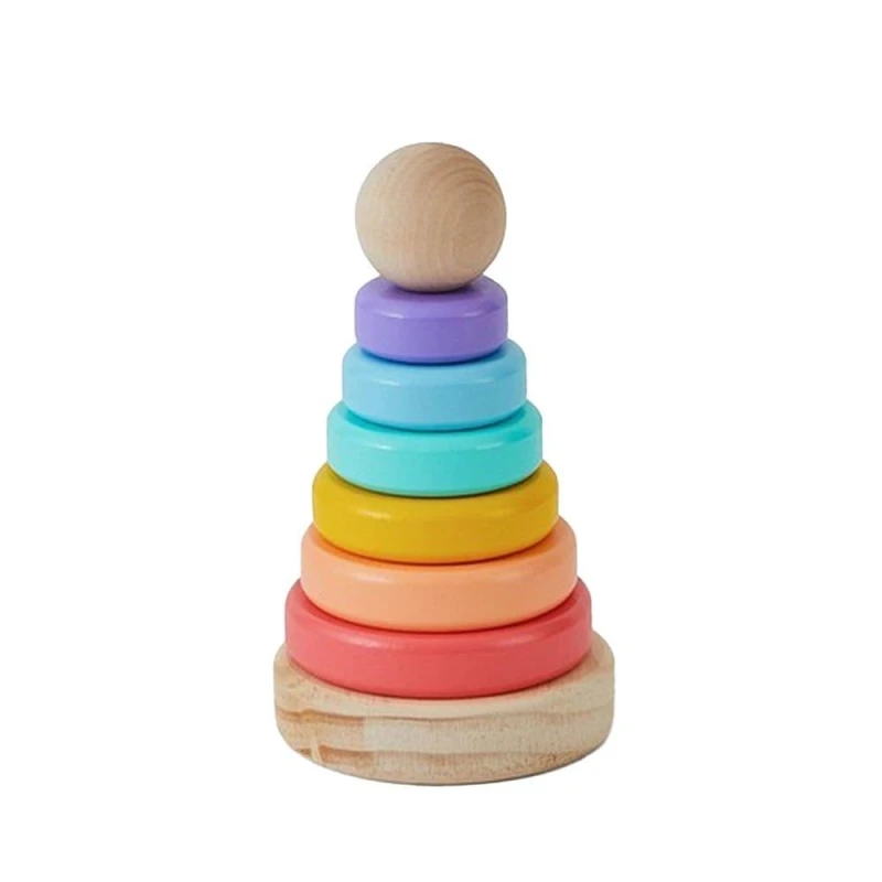 Image of Toylife Rainbow Stacker - Black One Size
