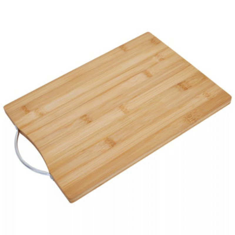 Image of Premier Housewares Versatile Medium Wooden Chopping Board, Stylish Food Chopping Board, Sustainable Kitchen Cutting Board Natural