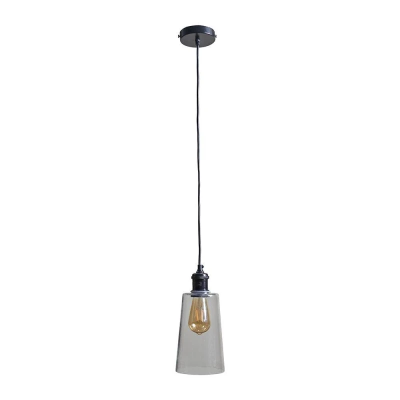Image of ValueLights Matt Black Ceiling Light Pendant Black unisex
