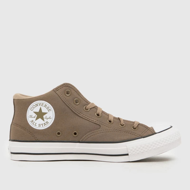 Image of Converse All Star Malden Trainers in Brown Brown UK 7 (EU 40)