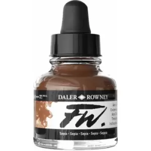 Image of Daler-Rowney FW Artists Acrylic Ink 29.5ml Sepia