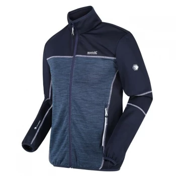 Image of Regatta Yare III full Zip Softshell Jacket - DkDenMrl/Nvy