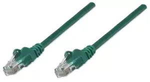Image of Intellinet Network Patch Cable, Cat5e, 5m, Green, CCA, U/UTP, PVC,...