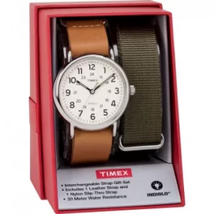 Image of Mens Timex Weekender Box Set Watch