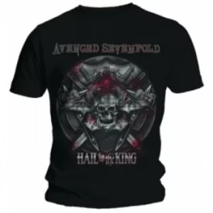 Image of Avenged Sevenfold Battle Armour Black T Shirt: Medium