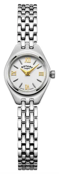 Image of Rotary LB05125/70 Balmoral White Dial Stainless Steel Watch