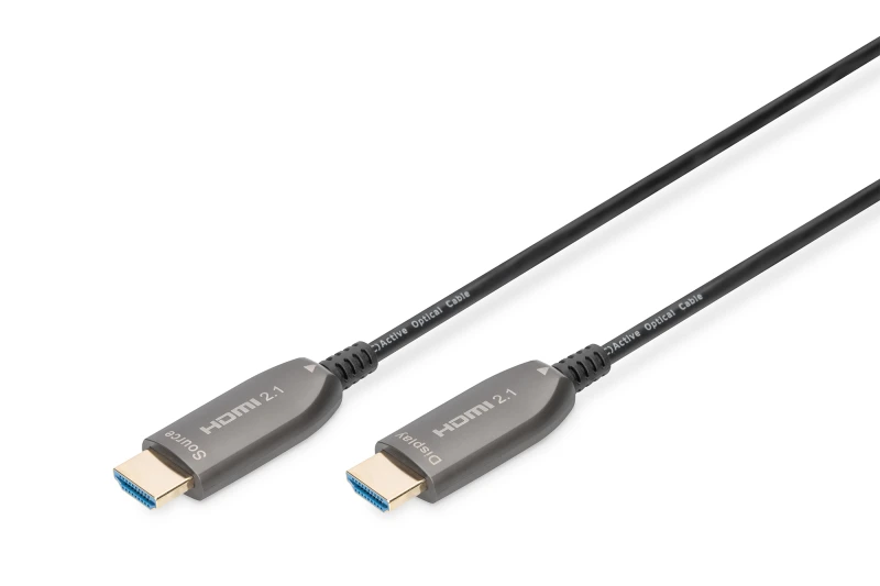 Image of Digitus HDMI AOC hybrid fiber optic cable. Ultra HD 8K. 10 m