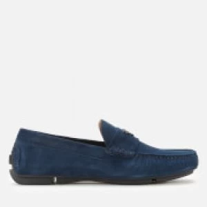 Image of Emporio Armani Mens Suede Driving Shoes