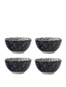 Image of Maxwell & Williams Boho Kiraku Blue Dipping Bowls ; Set Of 4