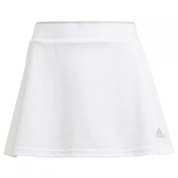 Image of adidas G Club Tennis Skirt Junior Girls - White/Grey Two