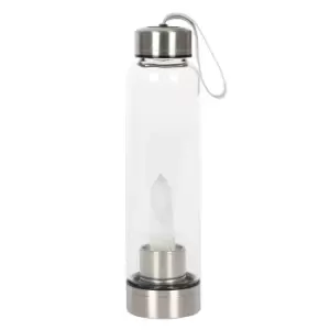 Image of Clear Quartz Energising Glass Water Bottle