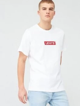 Image of Levis Boxtab Relaxed Graphic T-Shirt - White