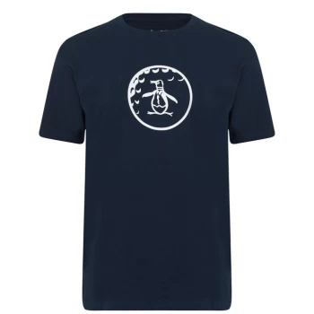 Image of Original Penguin Ball T-Shirt - Navy