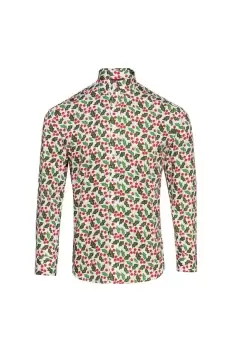 Image of Printed Christmas Shirt