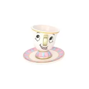 Image of Disney Beauty & The Beast Chip White, pink, gold and blue Gift Trinket Tray VC700075L.PH