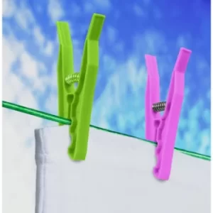 Image of SupaHome Plastic Clothes Pegs 88mm Pack of 24