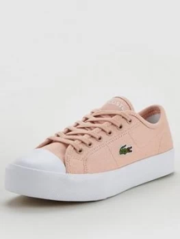 Image of Lacoste Ziane Plus Grand 120 Plimsolls - Natural/White