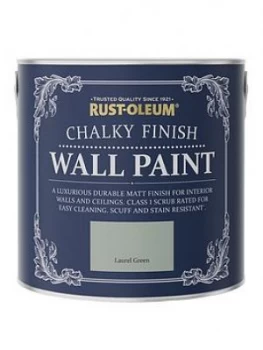 Image of Rust-Oleum Chalky Wall Paint Laurel Green 2.5L