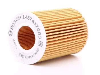 Image of Bosch Oil Filter BMW 1 457 437 003 11421427908,11421740534,11427509430 11427512300