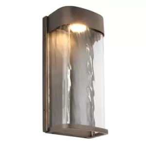 Image of Outdoor IP44 Wall Light Sconce Antique Bronze LED 14W Bulb External d00619