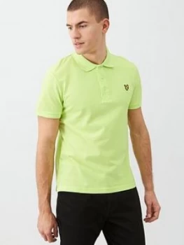 Image of Lyle & Scott Plain Polo Shirt - Green Size M Men