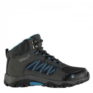 Image of Gelert Horizon Mid Waterproof Walking Boots Juniors - Charcoal/Blue