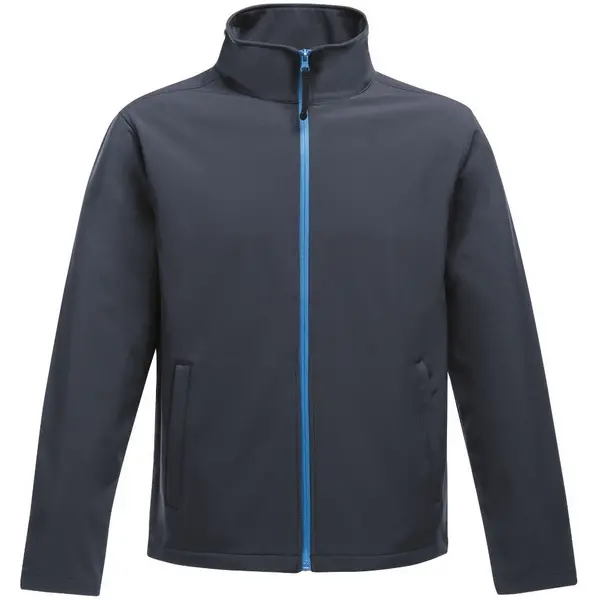 Image of Professional ABLAZE Printable Softshell Jacket mens Coat in Blue. Sizes available:UK M,UK L