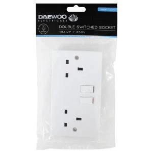 Image of Daewoo Double-Switched Socket - 13 Amp