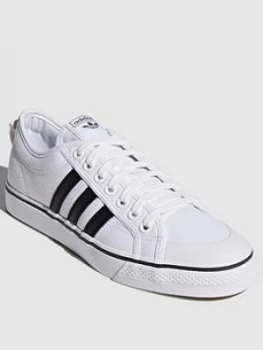 Image of adidas Nizza - White/Black, Size 3, Women