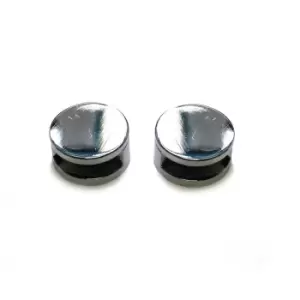 Image of GTV Fixing Element for Glass and Mirrors Chrome, Pack of 2