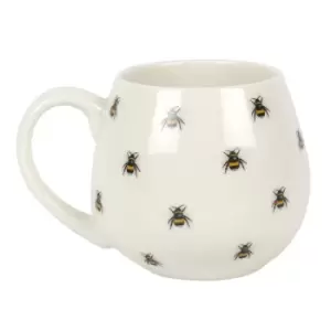 Image of All Over Bee Print Rounded Mug
