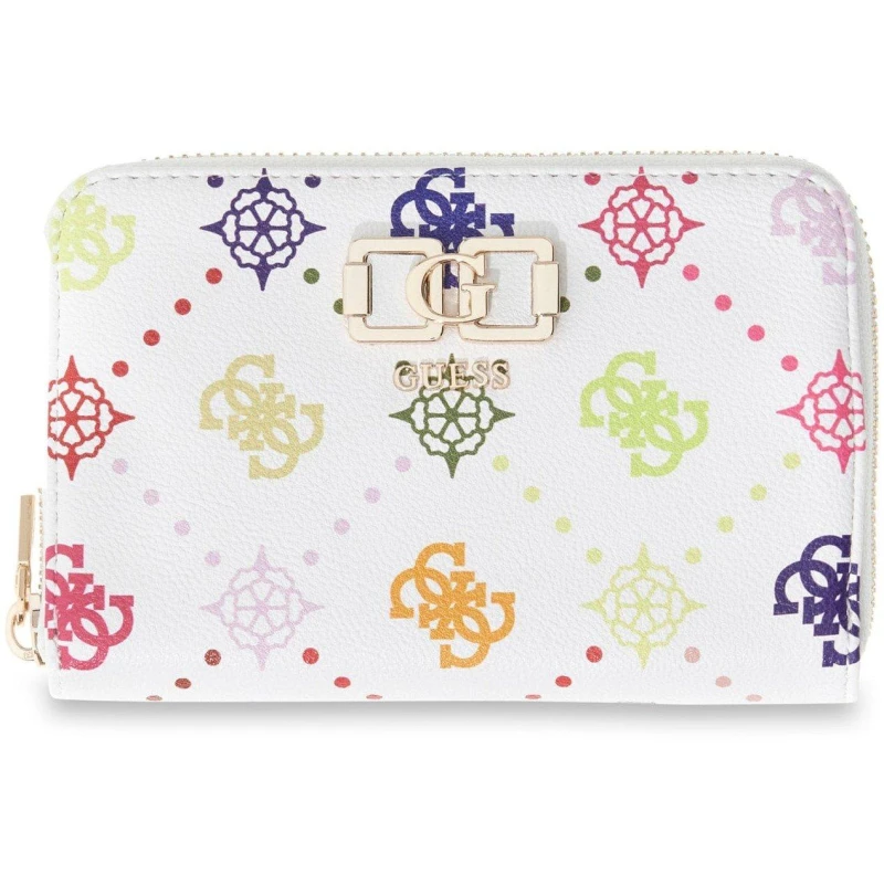 Image of Guess Emile Medium Zip Around Multi MUO female One Size