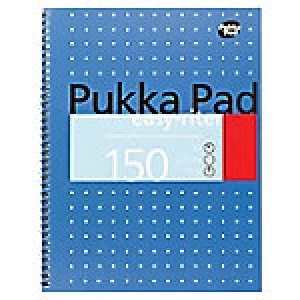 Image of Pukka Pad Notebook Easy-Riter A4+ Ruled Blue 3 Pieces of 75 Sheets