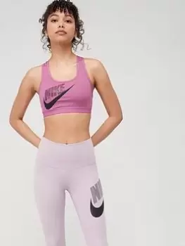 Image of Nike Non Padded Medium Support Dance Bra - Purple, Purple, Size S, Women