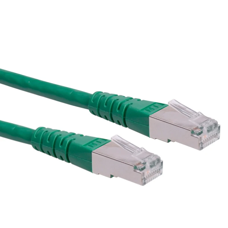 Image of ROLINE S/FTP (PiMF) Patch Cord Cat.6. green 1.0m
