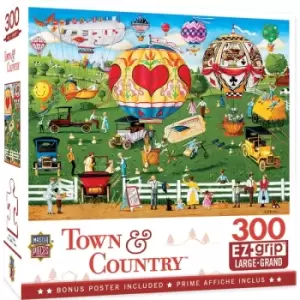 Image of Masterpieces Puzzle Town & Country Flights of Fancy Ez Grip Puzzle 300 Piece Jigsaw Puzzle