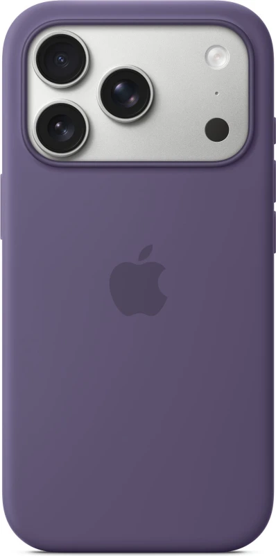 Image of Apple Silicone Case with MagSafe for iPhone 17 Pro - Purple Fog