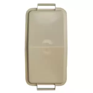 Image of Snap-on lid, with 2 handles, for 60 l capacity, lies loosely on top, grey