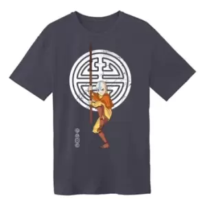 Image of Avatar: The Last Airbender T-Shirt Anng With Symbols Size M