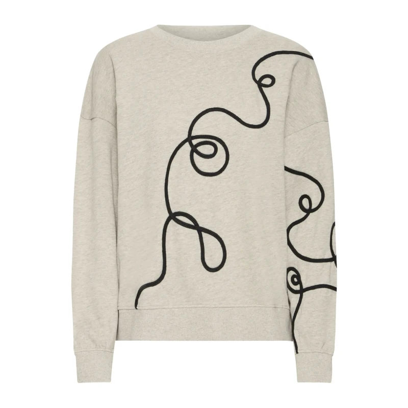 Image of Ichi Sweatshirt woman Ichi Kasura SW2 Beige Female 2XL