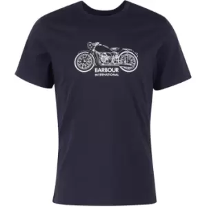 Image of Barbour International Gear T-Shirt - Blue