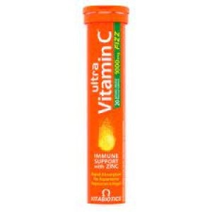 Image of Ultra Vitamin C With Zinc Effervescent 20 Tabs