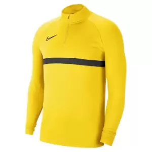 Image of Nike Academy Mens Soccer Drill Top - Yellow