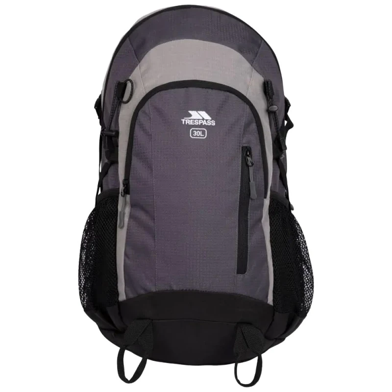 Image of Trespass Mens Pitloch 30L Backpack in Grey Grey Male