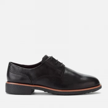 Image of Clarks Womens Griffin Lane Leather Derby Shoes - Black - UK 3
