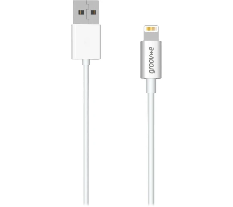 Image of GROOV-E GVMA042WE Lightning Cable - 2 m, White 5060108297462
